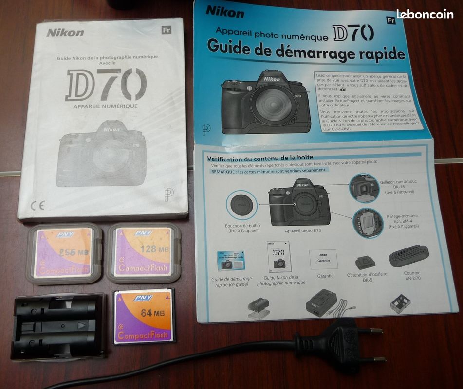 Mode d'emploi complet du boitier numérique Nikon D70