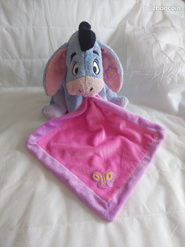 DISNEY : Peluche / Doudou "BOURRIQUET" - TTBE - (del95) (image 1)