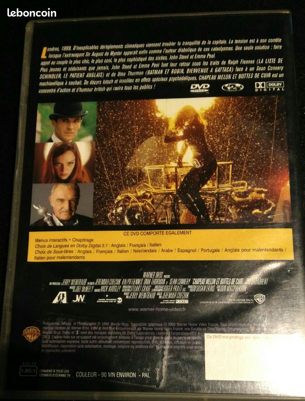 Dvd Chapeau Film Melon et Bottes de cuir (image 2)