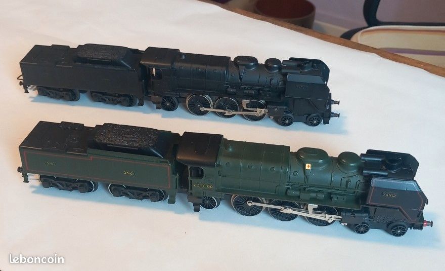 2 Locomotives à vapeur Pacific 231 C60 Jouef (image 1)