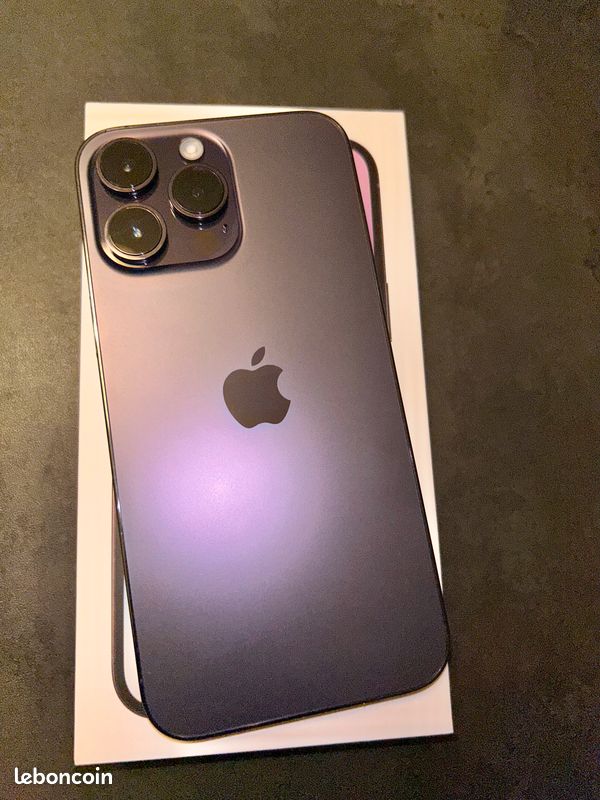 IPhone 14 pro max 128gb tout opérateur coloris violet (image 1)