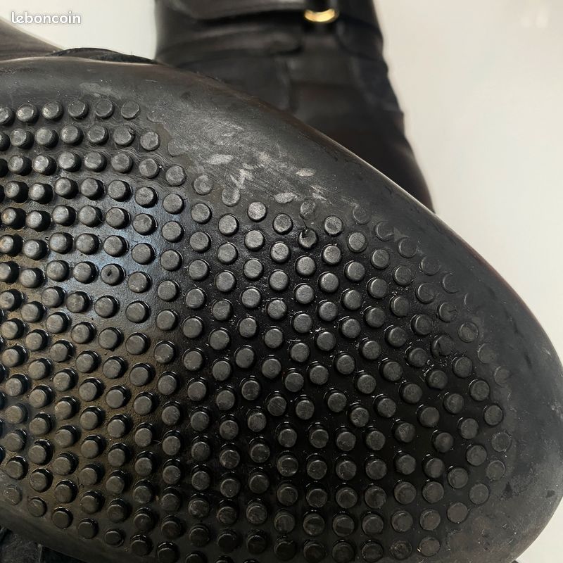 Tennis Gucci vintage en cuir noir (image 18)