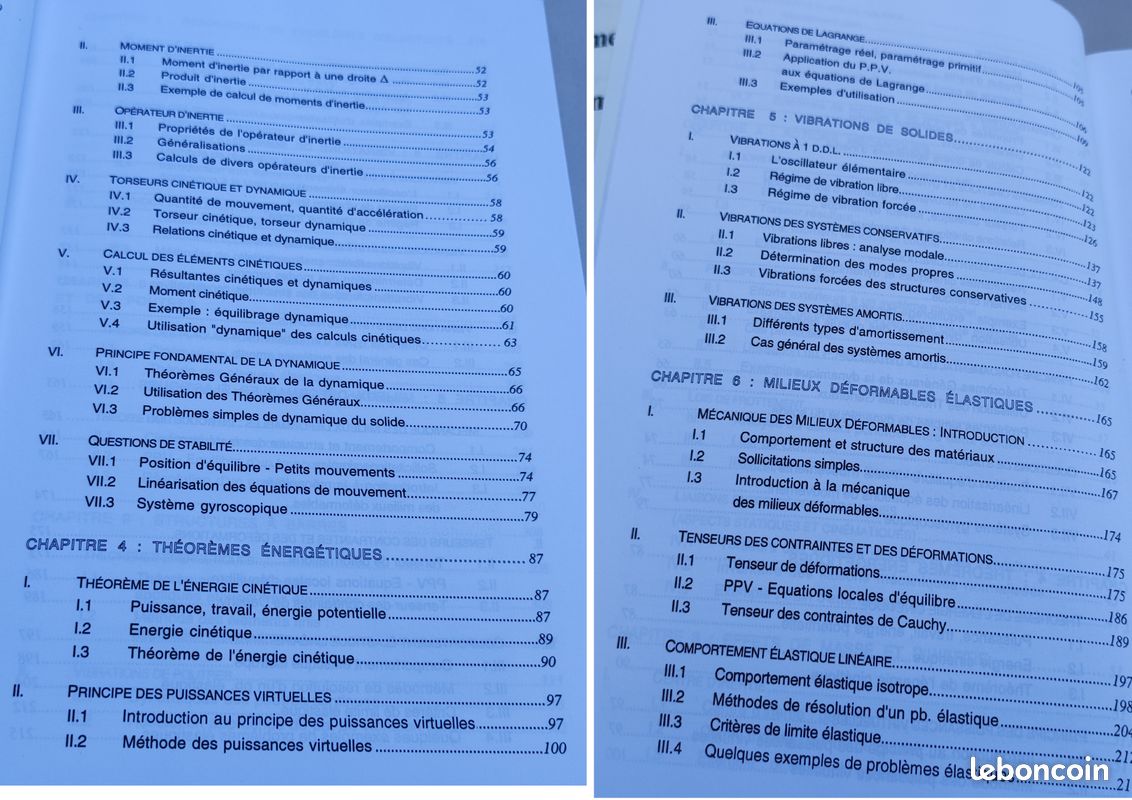 "Mécanique des systèmes et des milieux déformables" (cours et exercices) / Luc CHEVALLIER (image 4)