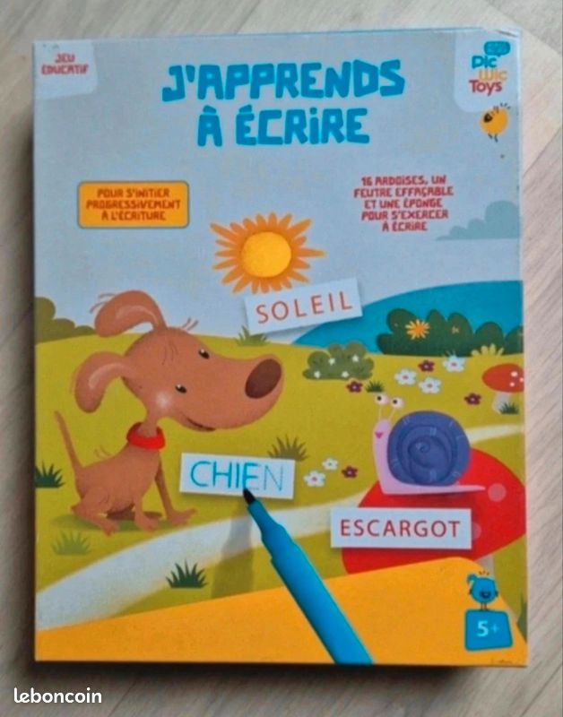 Jeu pédagogique j apprends à écrire (image 1)