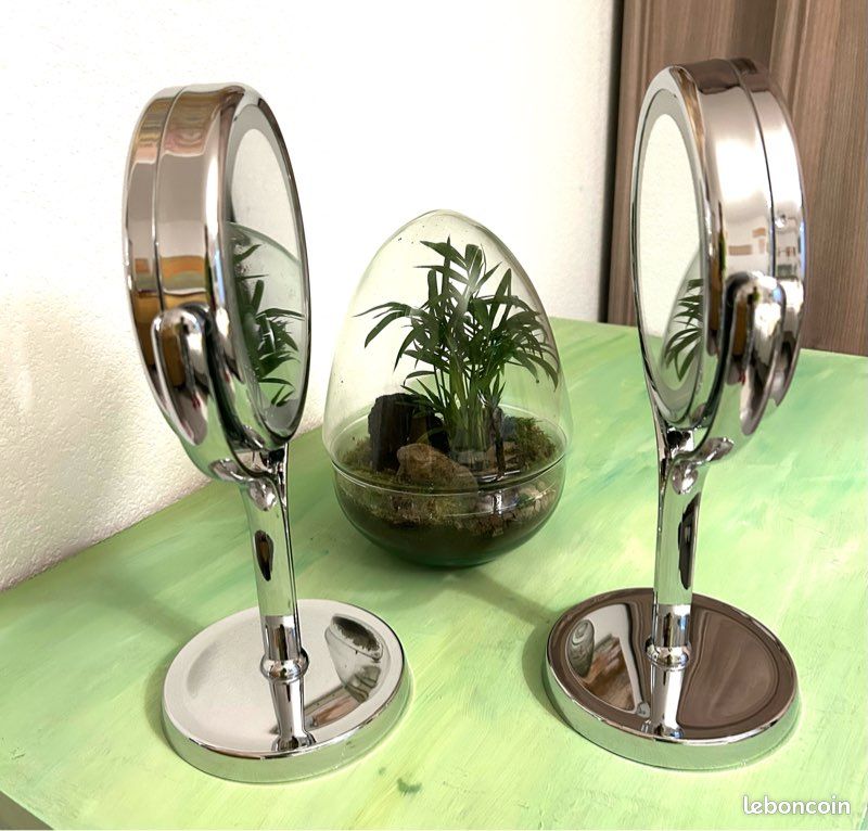 Miroir grossissant lumineux sur pied rétro éclairé X7 (image 2)