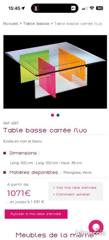Table basse design (image 3)