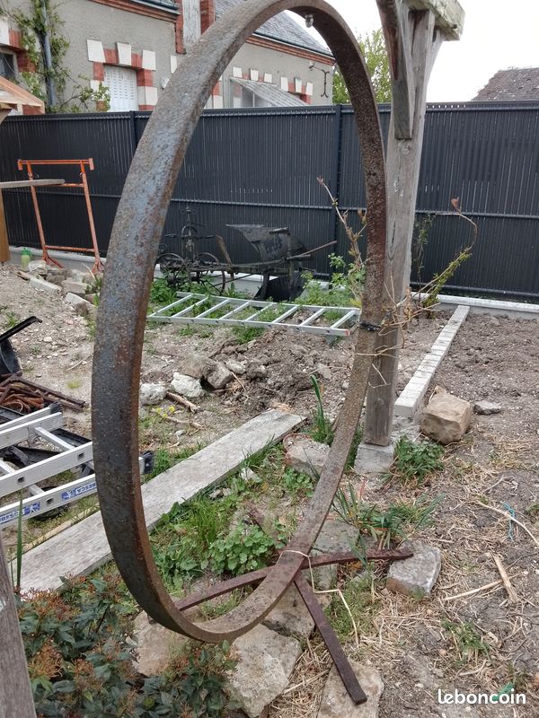 Cerclage roue de charette à rénover (image 3)