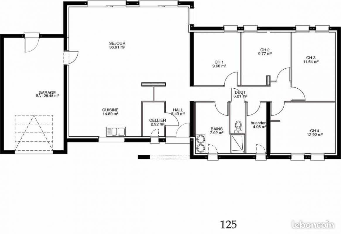 Maison 4 pièces 95 m² - Villedoux 17230 (image principale 7)
