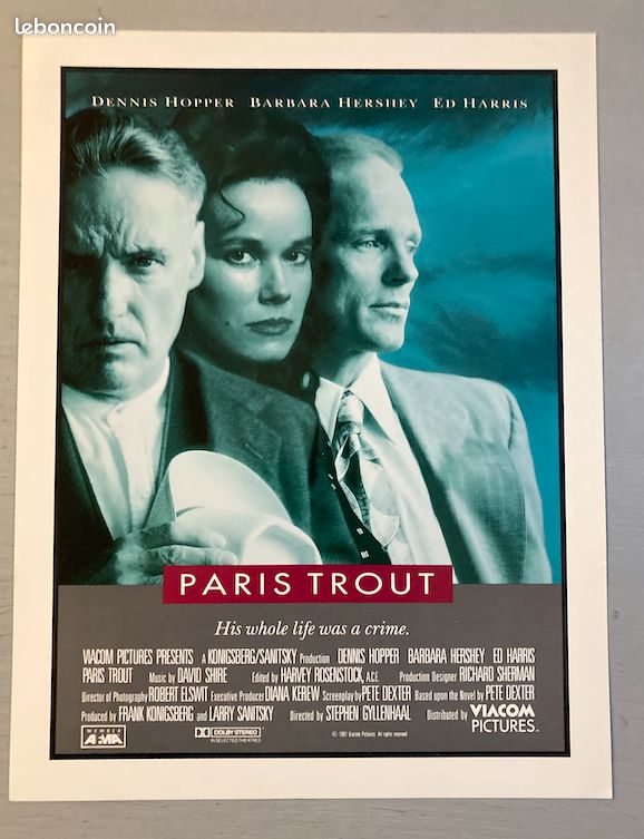 Denis Hopper : Dossier De Presse : Paris Trout, de Stephen Gyllenhaal avec D.H. (avec 3 photos N&B, 25x20 cm, 15 feuillets, texte en anglais & 1 carton recto-verso, 21x28 cm) & Le Mag Libération d (image 4)