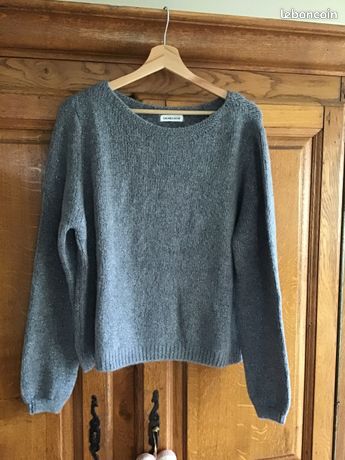 Pull Femme Next Taille 6 - Gris Arc-en-ciel Pailleté - Occasion Très Bon état Avec étiquettes