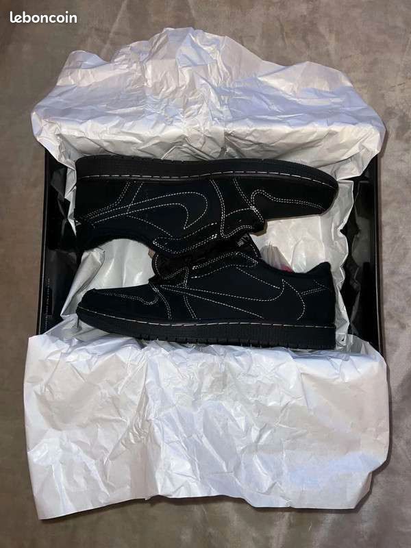 Air Jordan 1 Low SP Travis Scott Black Phantom Taille : 44 Neuf / Jamais porté (image 5)
