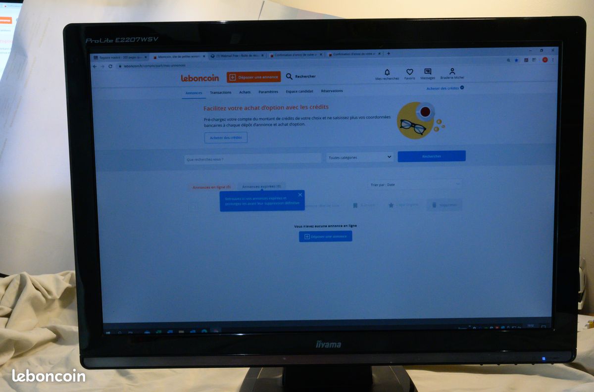 Ecran ordinateur 22pouces (image 1)
