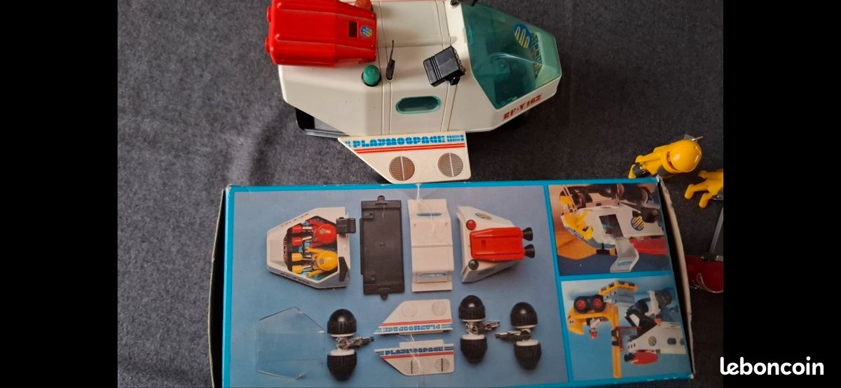 PLAYMOBIL Vintage Espace Playmospace Planeur Spatial Cosmonaute 3509 295895032034