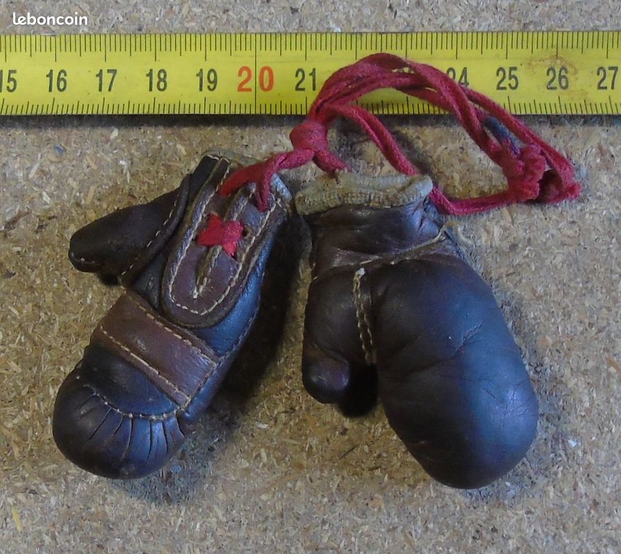 Gants De Boxe Anciens Deha-Brand Avec Sac De Vitesse Et Pivot - Années 1900