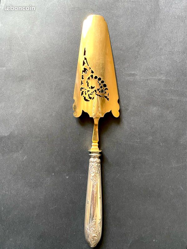 Ancienne pelle à grains bois métal riveté art populaire vieux metier commerce