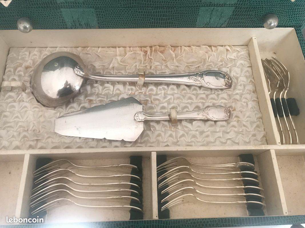 Couverts à Servir Glace Et Gâteaux En Métal Argenté - Orfèvre VH France