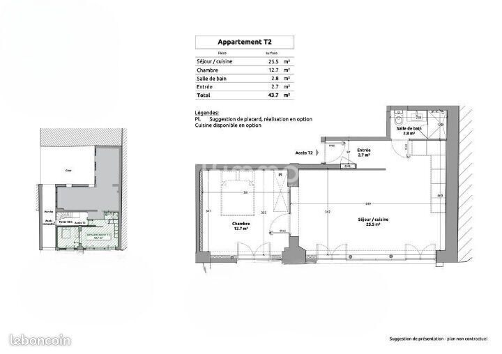 Appartement 2 pièces 44 m² · à Le Perreux-sur-Marne · 44 m² · 279 000 €