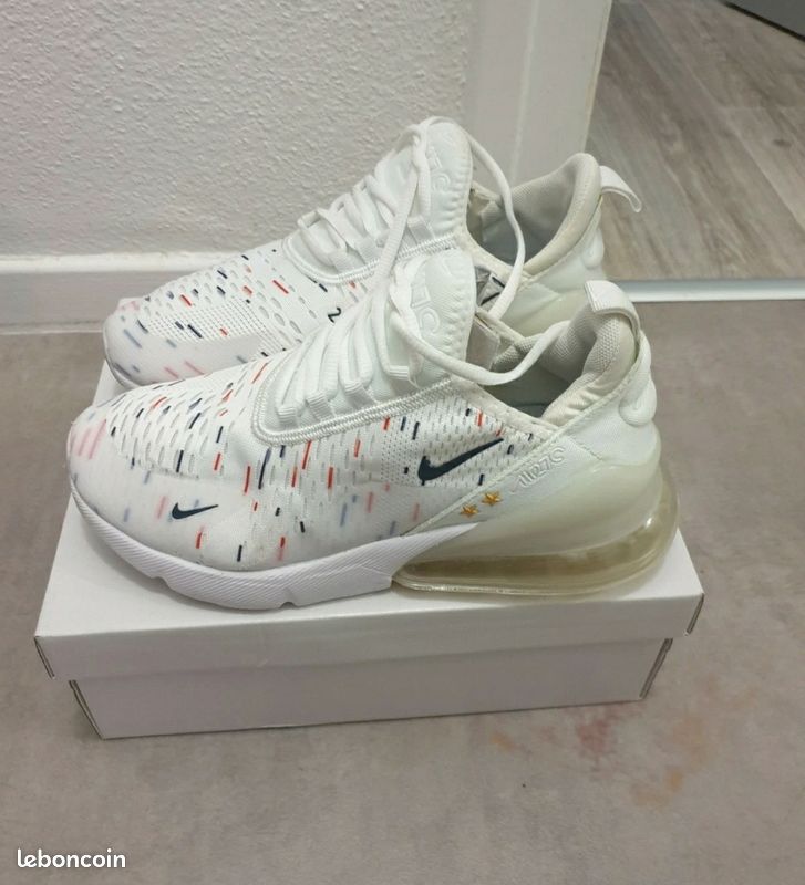 World Cup Nike 270 Equipe De France Nike Men's White/Red/Blue Air