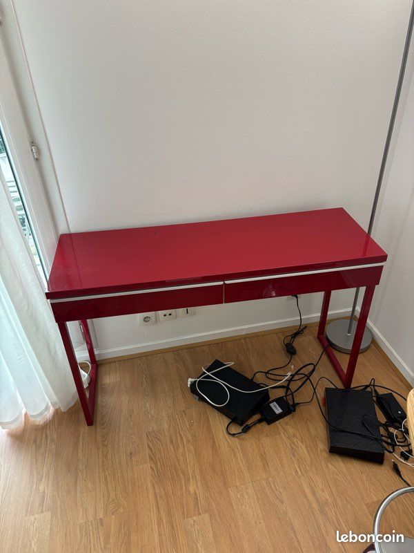 Bureau laqué Bordeaux (image 4)