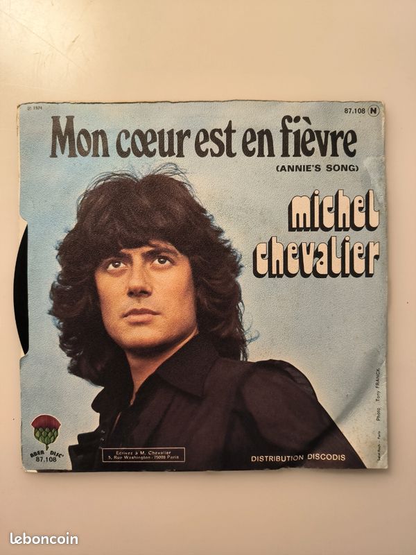 Vinyle 45t Michel Chevalier (image 2)