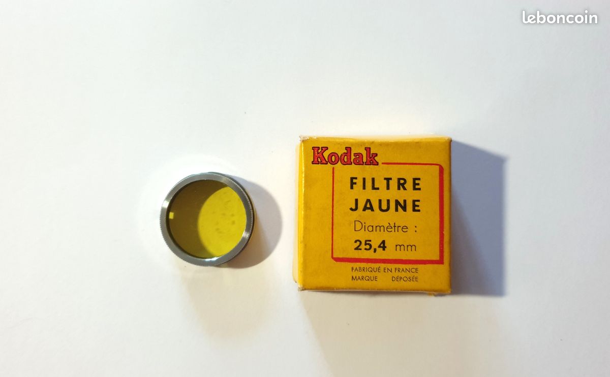 Filtre jaune jetable - Boîte de 12