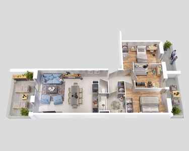Appartement 298 000 € - 78 m²