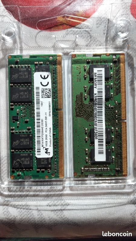 Barettes mémoire pc portable (image 1)