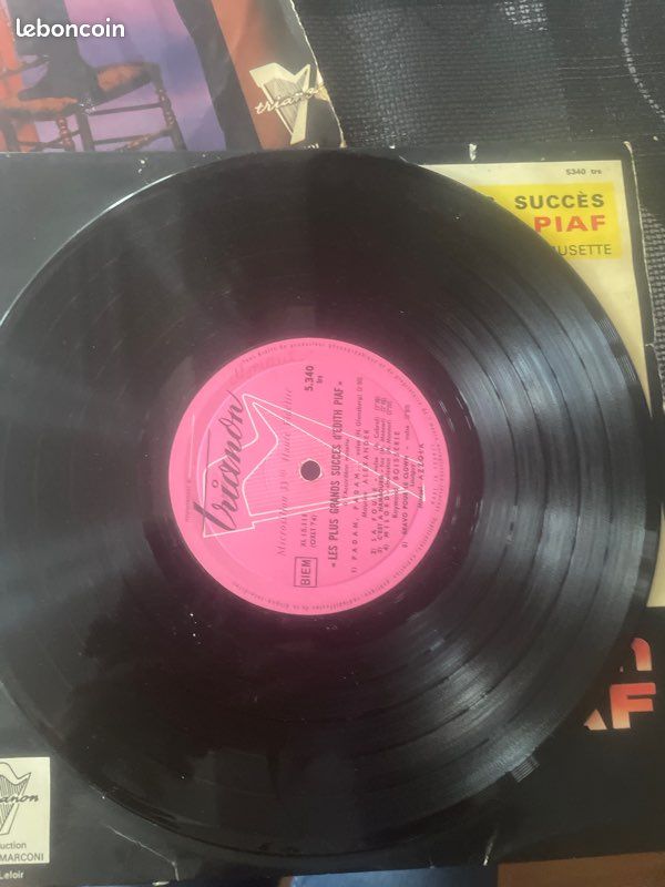 Vinyle 33 t Edith Piaf (image 3)
