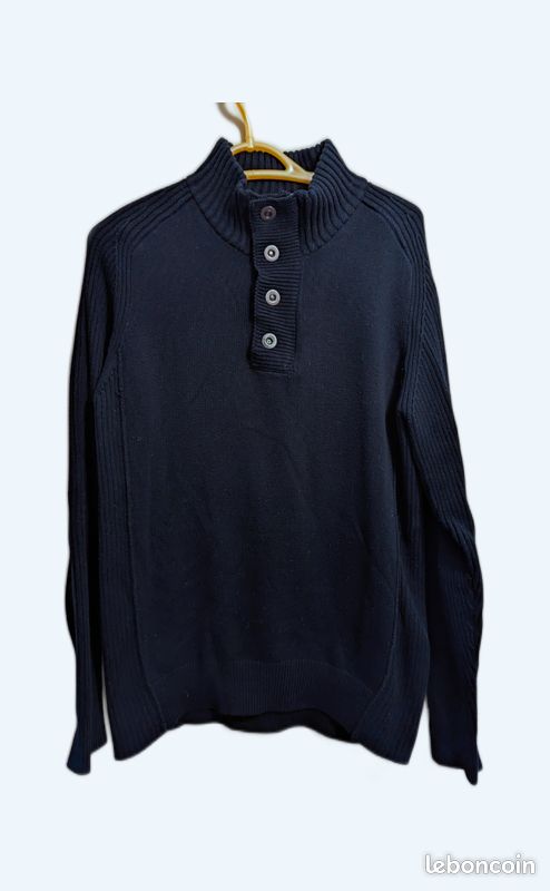 Pull Celio Homme - Taille XL, Bleu, Occasion En Très Bon état