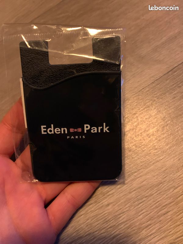 Porte-cartes Eden Park En Cuir Noir - Occasion Très Bon état - Pour Homme