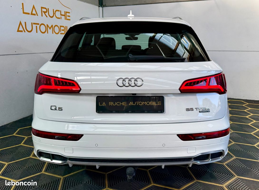 🟢Audi Q5 55 TFSIe 367ch Quattro S-Line / 127 917 kms / Suivi complet Audi / Cuir Milano / Toit panoramique / Attelage / Carplay (image 6)