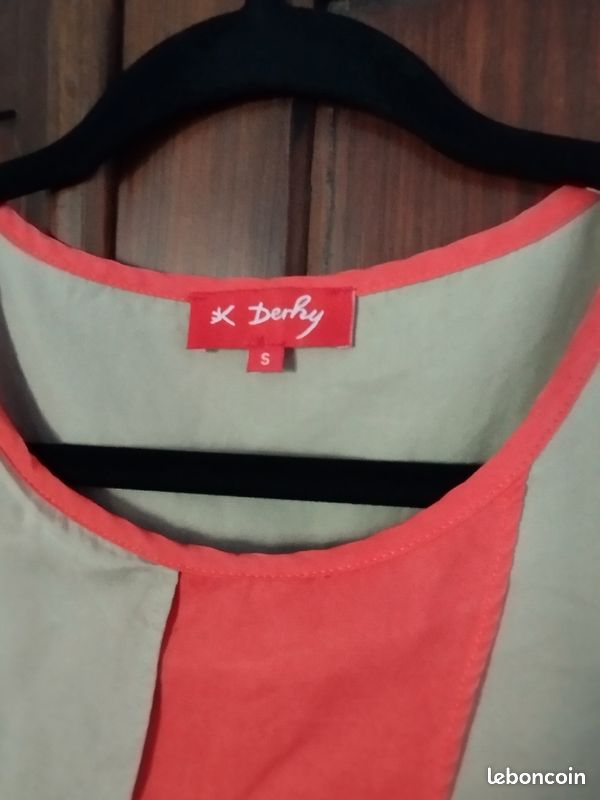 Robe dherby bicolore asymétrique (image 2)
