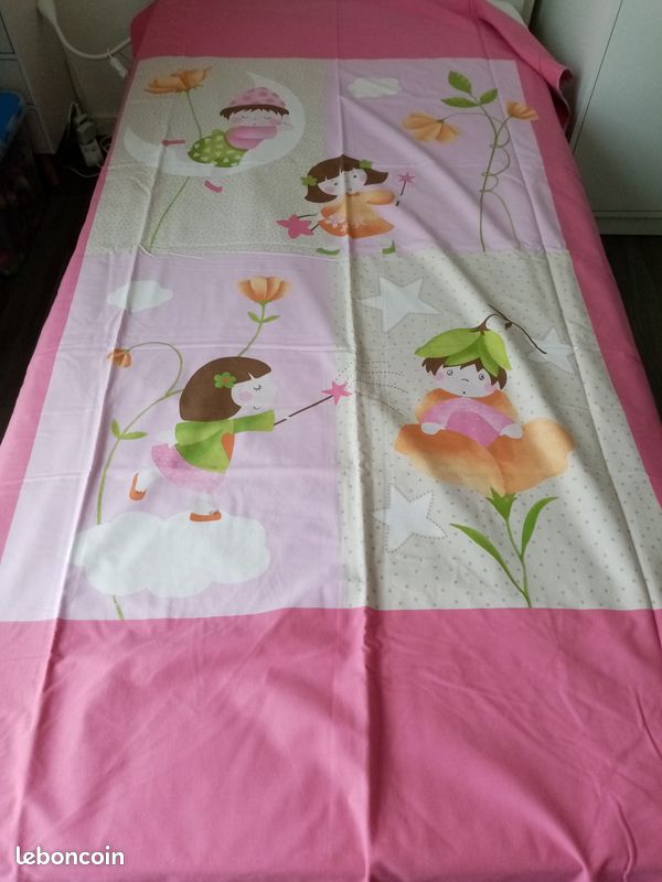 Housse de couette + taie + drap housse pour fillette (image 4)