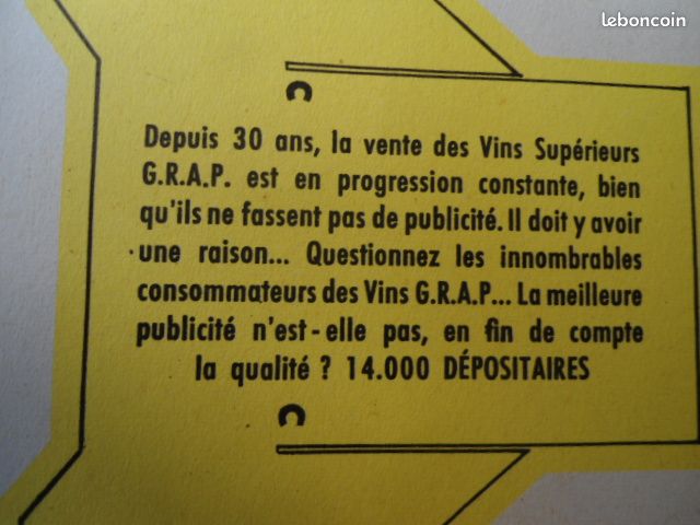Carton à découper « Vin GRAP » (image 3)