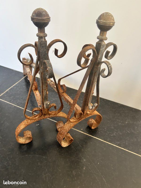 Paire de Chenet ancien (image 1)
