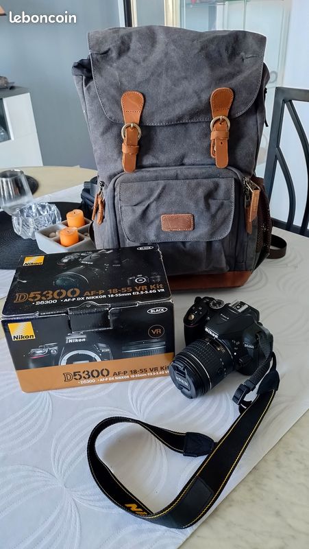 Appareil Photo Nikon D5300 + 18-55mm VR + Sac à dos (image 1)