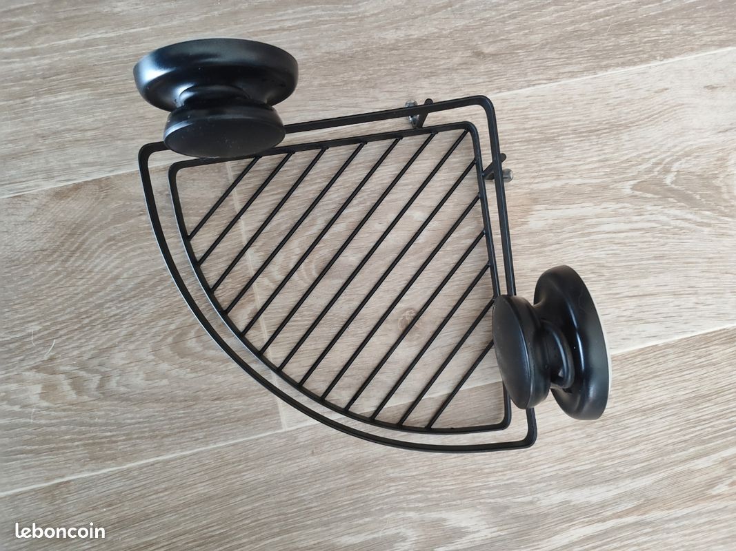 Étagère d'angle de douche à ventouses (image 1)