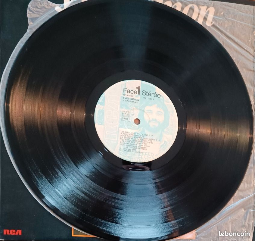 Disque Vinyle Yves Simon "Macadam" (image 4)