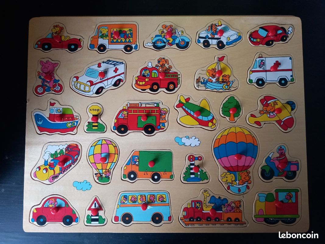 2 Puzzles bois complet 45cmsx35cms (image 1)