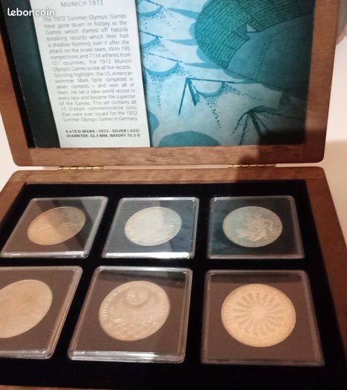 Boîte à Cigares AGIO Jeux Olympiques Munich 1972 - Rare, Complet