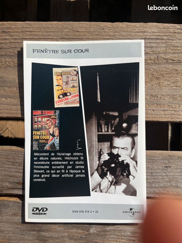 Fenêtre sur cour - dvd - la collection Hitchcock + Le livre Les Grand Réalisateur Alfred Hitchcock de Jacques Zimmer (image 8)