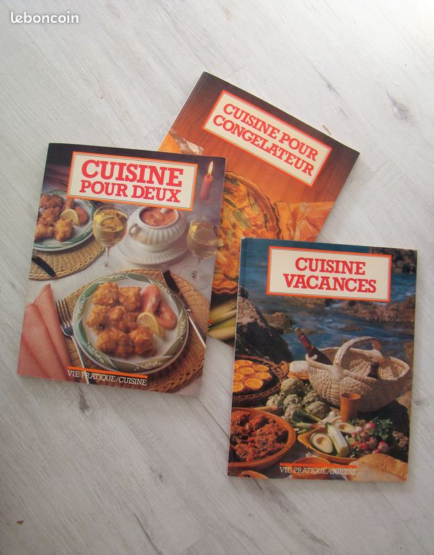 Lot 3 livres cuisine pour vacances neufs (image 1)