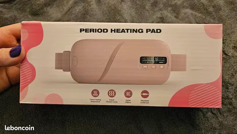 Ceinture De Massage Abdominal électrique Sans Fil HASAIKA - 2 Niveaux De Vibration, Rechargeable (vert)