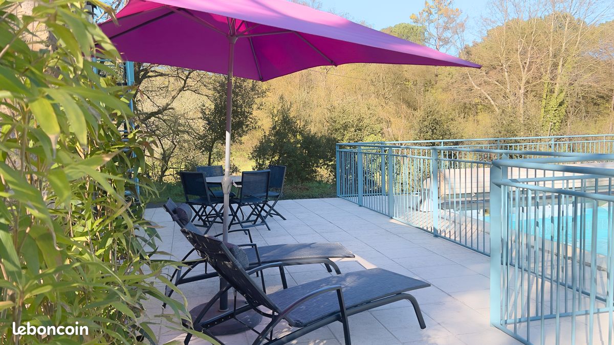 Gîte 3 personnes avec piscine en bordure des Cévennes (image 3)