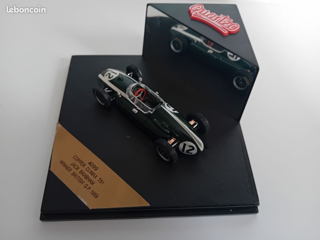 Miniature 1/43 f1 copper climax T51 Jack brabham 1959 (image 4)