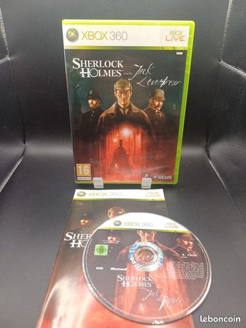 Jeu Sherlock Holmes Contre Jack L'Éventreur - Xbox 360 - PAL FR - Occasion