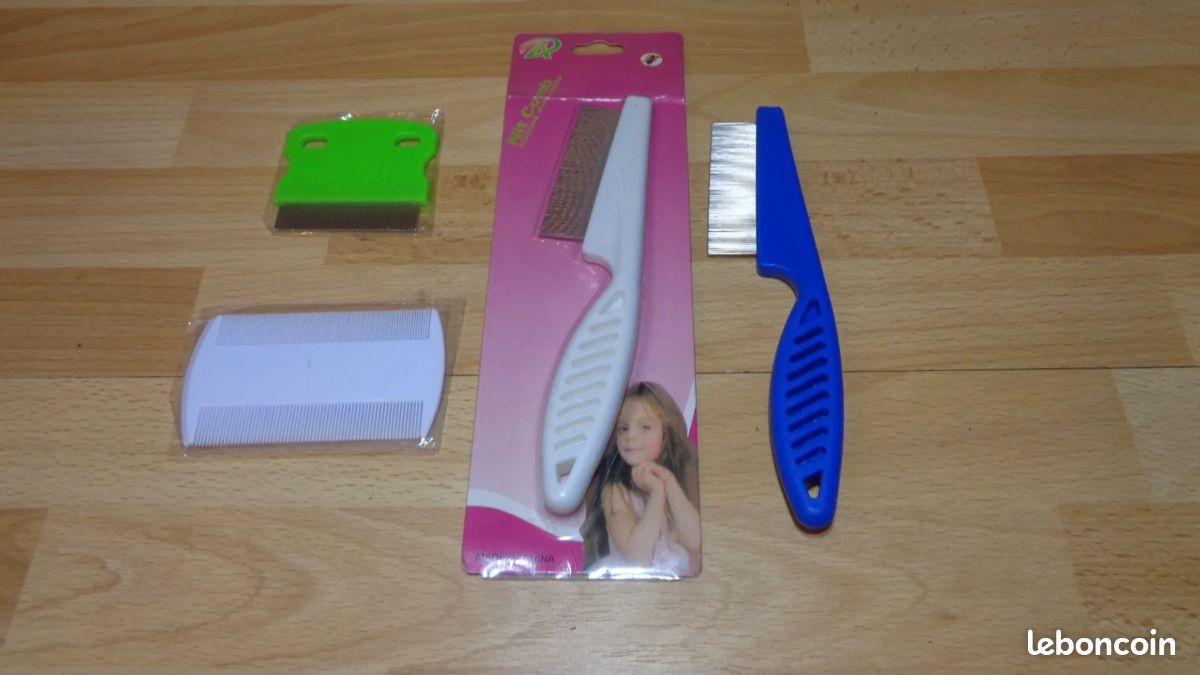 Lot de Peignes anti poux et lentes pour cheveux (image 2)
