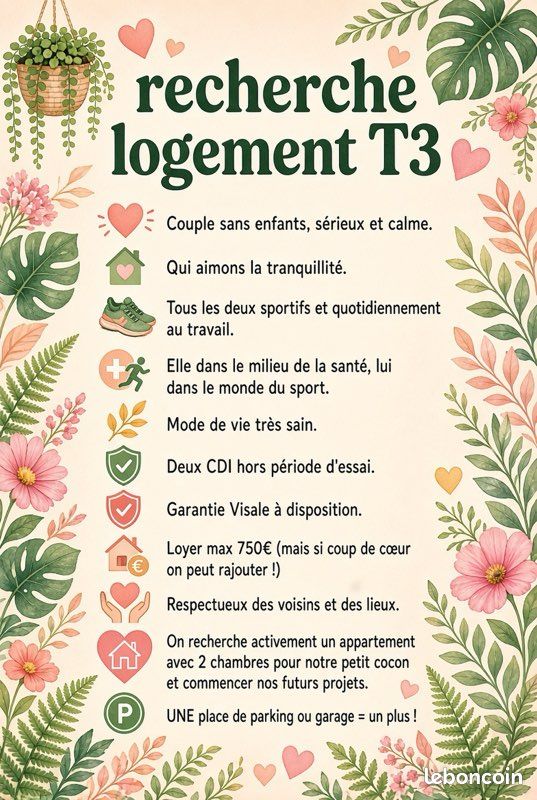 Appartement 3 pièces 55 m² · à Narbonne · 55 m² · 750 €
