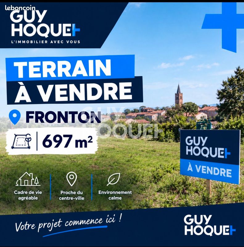 Terrain 697 m² · à Fronton · 697 m² · 76 100 €