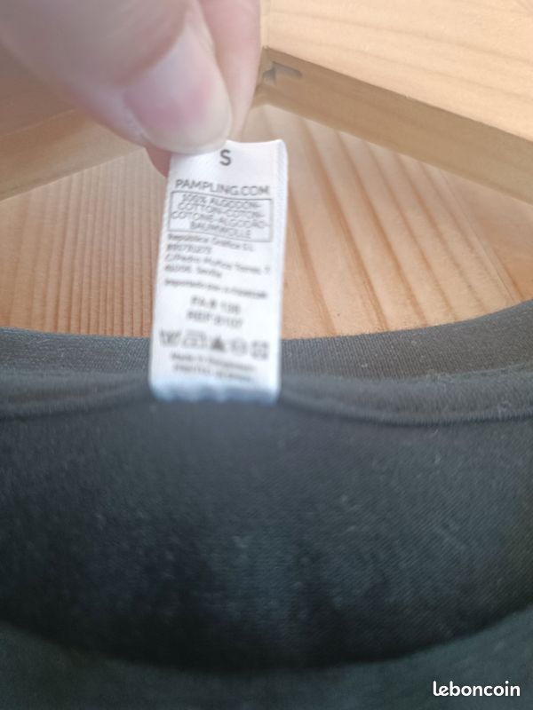 Tee shirt noir NASA taille S (image 3)